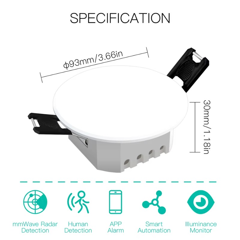 Tuya Smart 2-in-1 PIR Ceiling  - Home Bar Android recension och pris